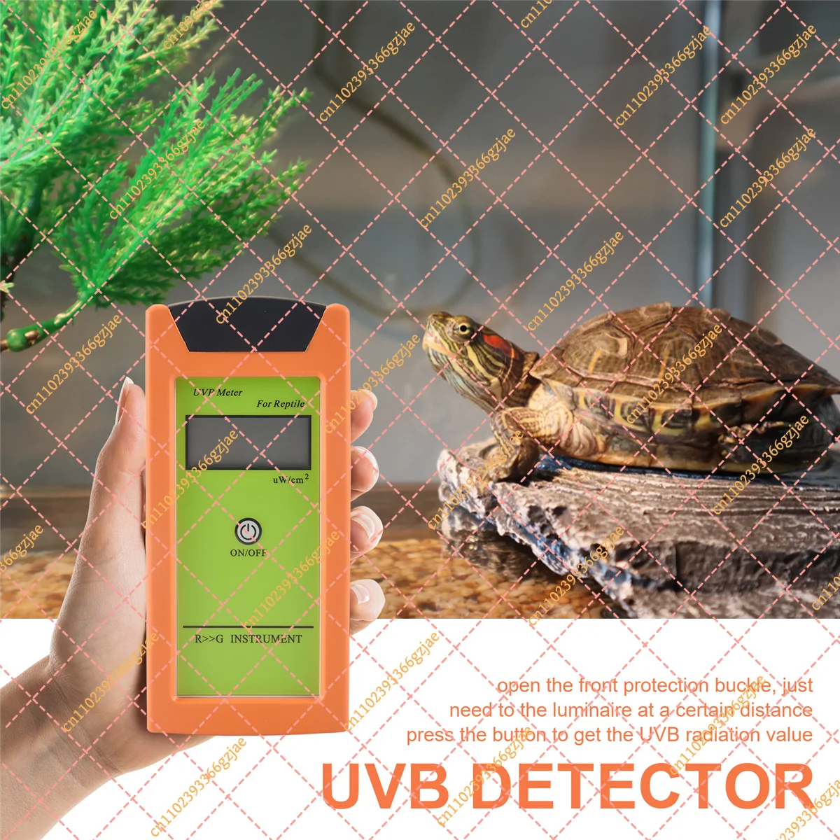 RGM-UVB High Accuracy UVB Detector Meter for Reptile Luminosity Measurement, Replacement Tester Tool