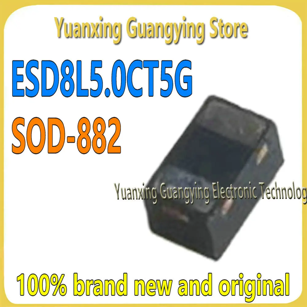 (100 pieces) ESD8L5.0CT5G Marking: N SOD-882 TVS Diode ESD Suppressor 100% Brand New and Original