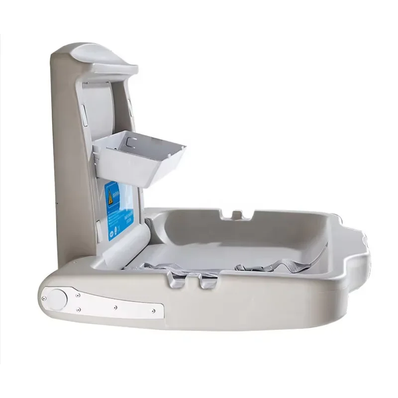 Wall mounted folding PE Baby Changing Table