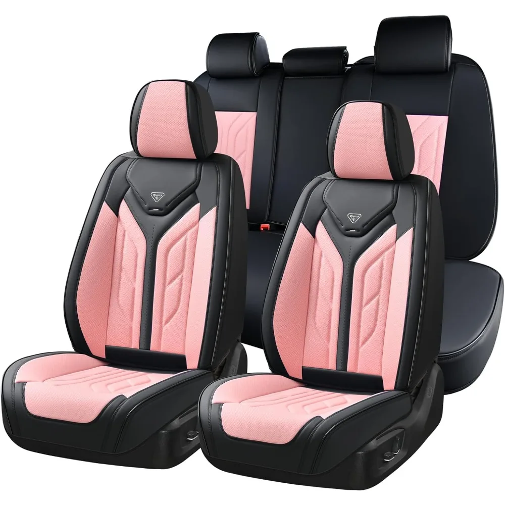 

Универсальный полный комплект чехлов на автомобильные сиденья, кожаные защитные чехлы премиум-класса для автомобильных аксессуаров для интерьера