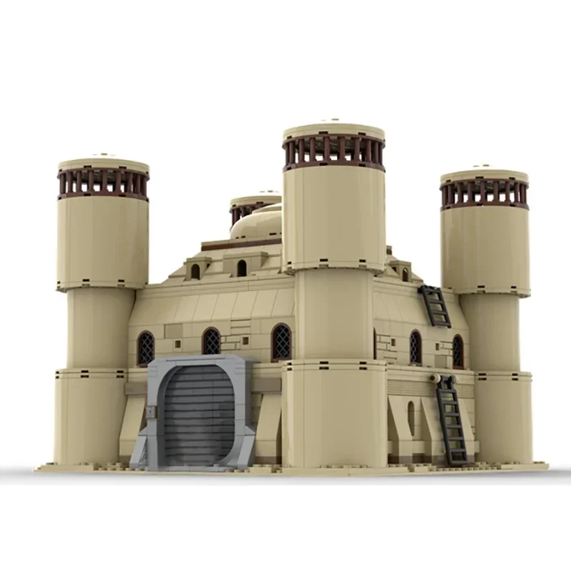 Bloques de construcción Moc de Star Movie, ladrillos de construcción, Base del desierto, Kits para el hogar, modelo, tecnología, bloques, escenas de películas, juguete, ensamblaje DIY, regalos de vacaciones