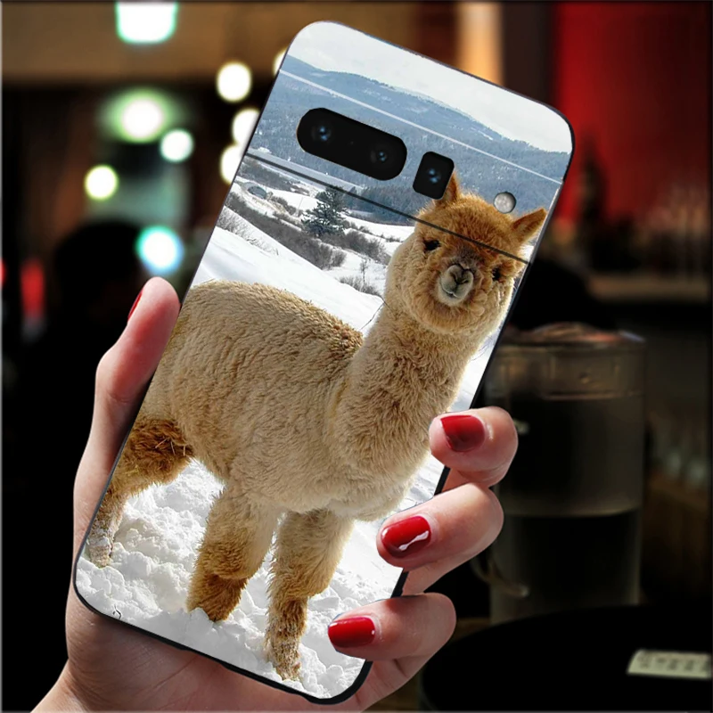 

Phone Case For Google Pixel 10 9 Pro XL 9A 8 7 6 Pro Pixel 8A 7A 6A Pixel 8 7 6 5 Lama Alpacas Animal