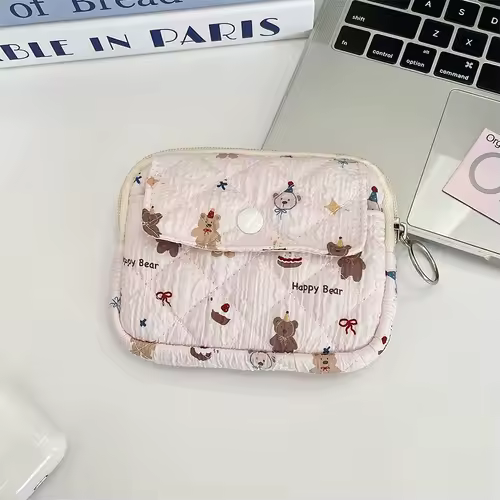 Cute Cartoon Small Travel Cosmetic Lipstick Earphone Card Portable Storage Bag Purse Women Gift Pouch In Make up Bags Organizer - Image 8