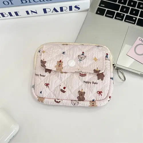 Cute Cartoon Small Travel Cosmetic Lipstick Earphone Card Portable Storage Bag Purse Women Gift Pouch In Make up Bags Organizer - Image 8