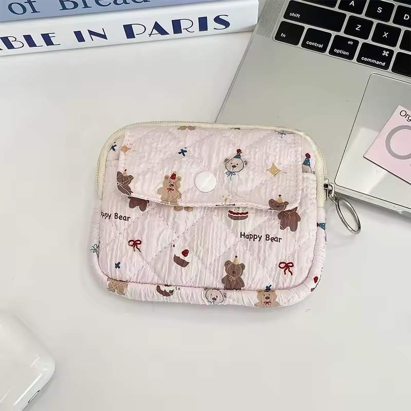 Cute Cartoon Small Travel Cosmetic Lipstick Earphone Card Portable Storage Bag Purse Women Gift Pouch In Make up Bags Organizer - Image 8