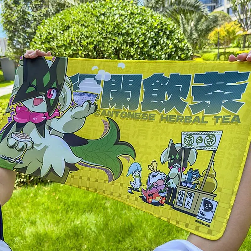 

580X300X2Mm Diy Ptcg Meowscarada Card Battle Mat Ptcg Grass-Type Elves Single Player Board Game Card Battle Card Gift Toys