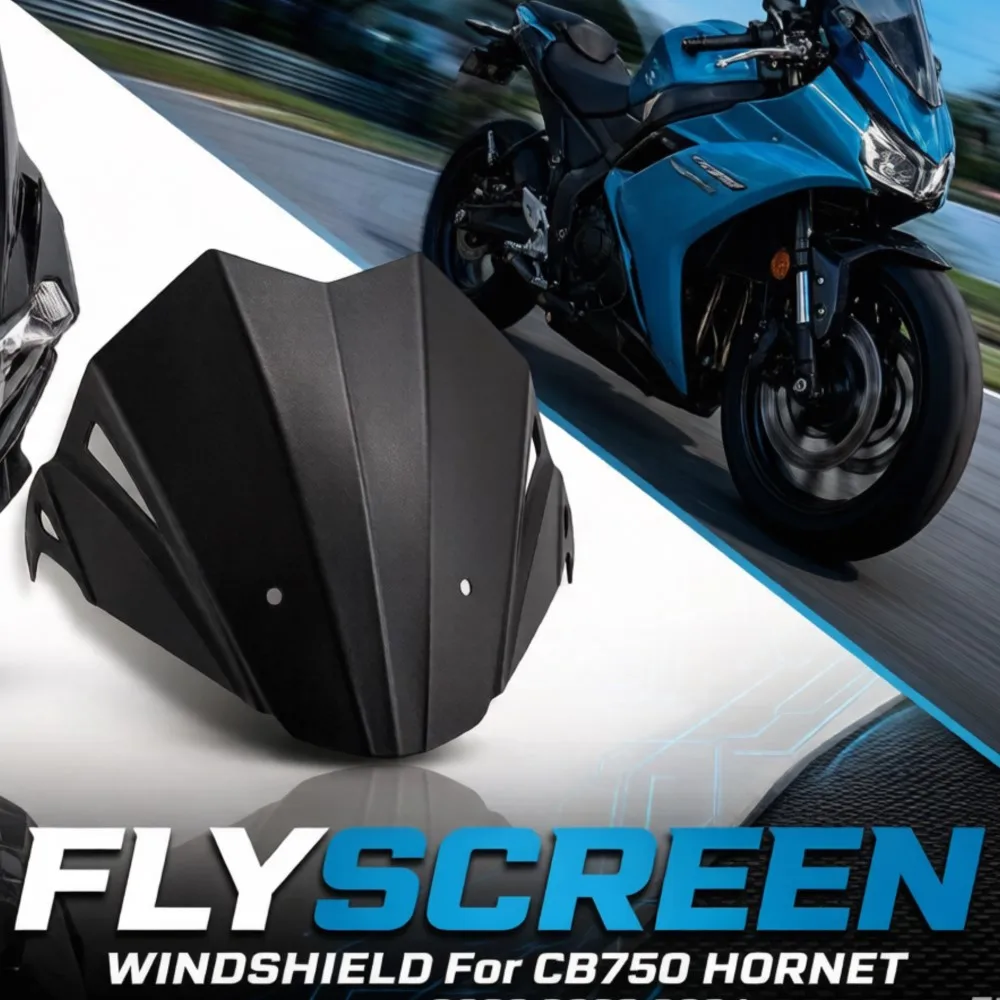 

Ветровое стекло для мотоцикла, ветрозащитный дефлектор, алюминиевый ветровик для Honda CB750 HORNET 2022 2023 2024 CB 750 Hornet