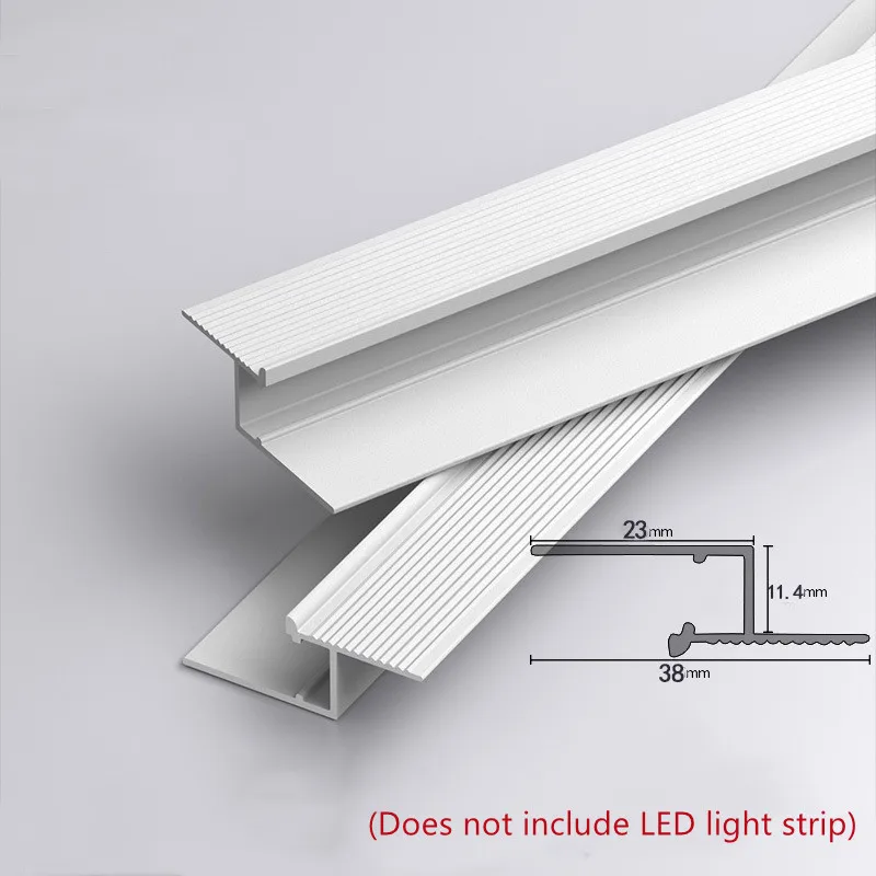 Z/T Shape Led Ceiling Aluminum Profile Narrow Suspended Linear Home Decor Hard Bar Light Invisible Backlight Trough Lamps 12/24V