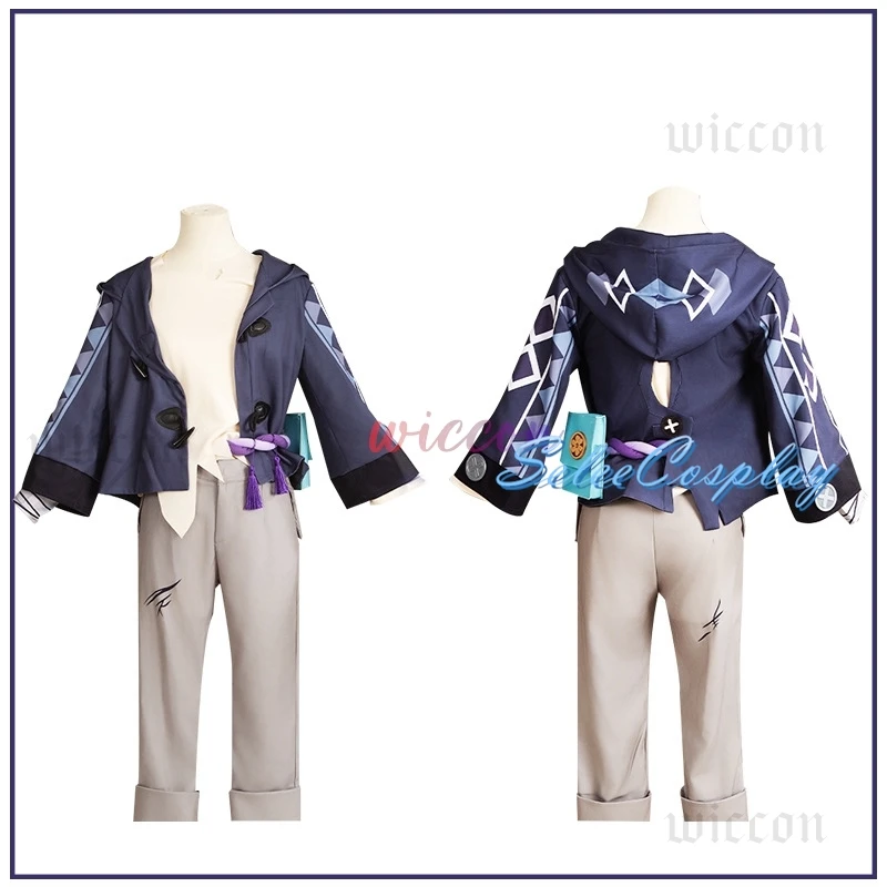 Avventurina Kakavasha Costume Cosplay Gioco Honkai: Star Rail Uomo Costume di Halloween Avventurina Taglie Forti