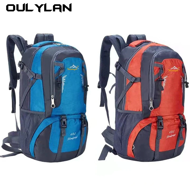 Travel luggage backpack waterproof 2024 backpack large capacity mountaineering schoolbag female 40 liters travel contract new