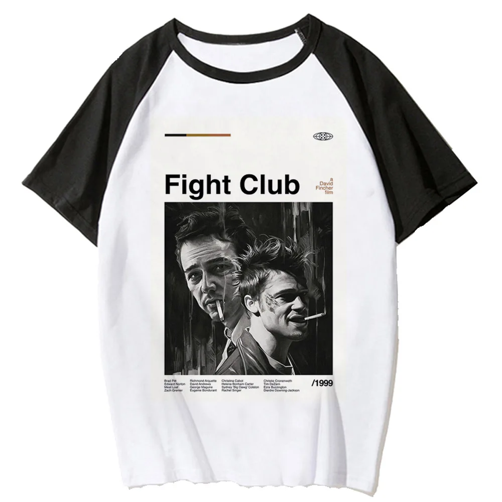 Fight Club T-Shirt para Mulheres, Comic T Shirt, Girl manga Vestuário, Y2K