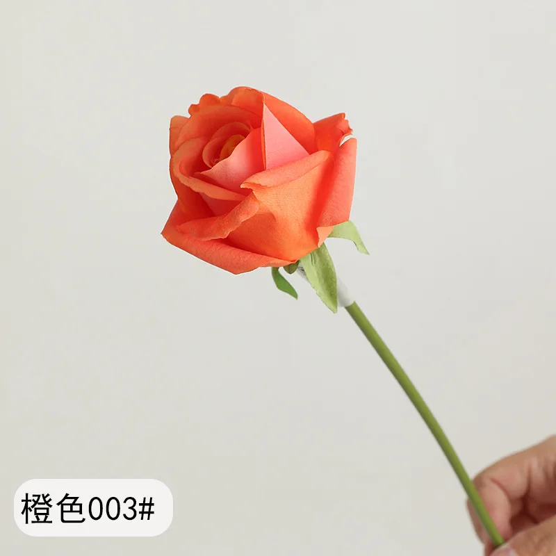 10 Stück Feuchtigkeitsspendende Rosen mit Echtem Touch, Künstliche Blumen, Brautstrauß, Hochzeitsrosen, Party- und Heimdekoration, Valentinstagsgeschenkstrauß – Detail 9