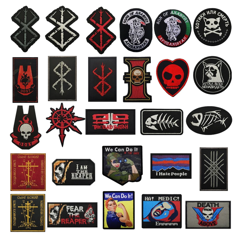 New Army Fan Series Magic Badge Oracle Embroidered Cloth Patch Outdoor Bag Accessories Backpack Patches for Clothing