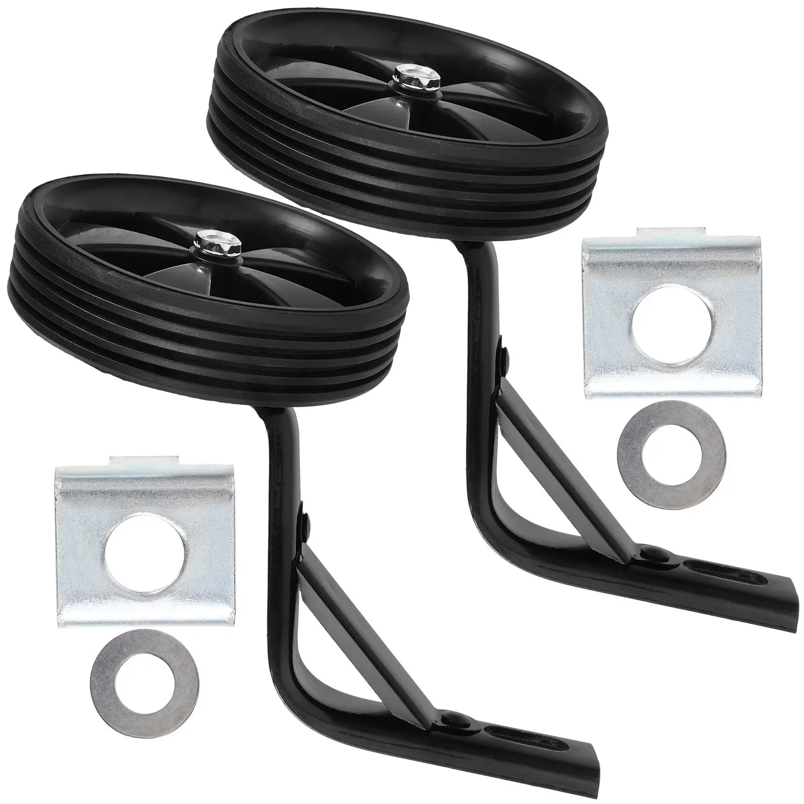 

1Pair Reliable Bike Training Wheels for Bike Stabiliser Easy Installation Replacement Wheels for Learning Two Wheel Balance
