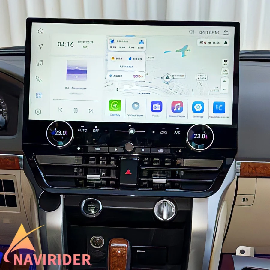 

19.8" Big Android Screen For Toyota Land Cruiser LC200 LC300 VX-R 2008-2021 Car Multimedia Player Stereo Carplay GPS Navigation