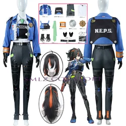 Zhu Yuan Cosplay Game Zenless Zone Zero Costume Criminal Investigation Special Response Team Uniform Halloween Outfit for Women