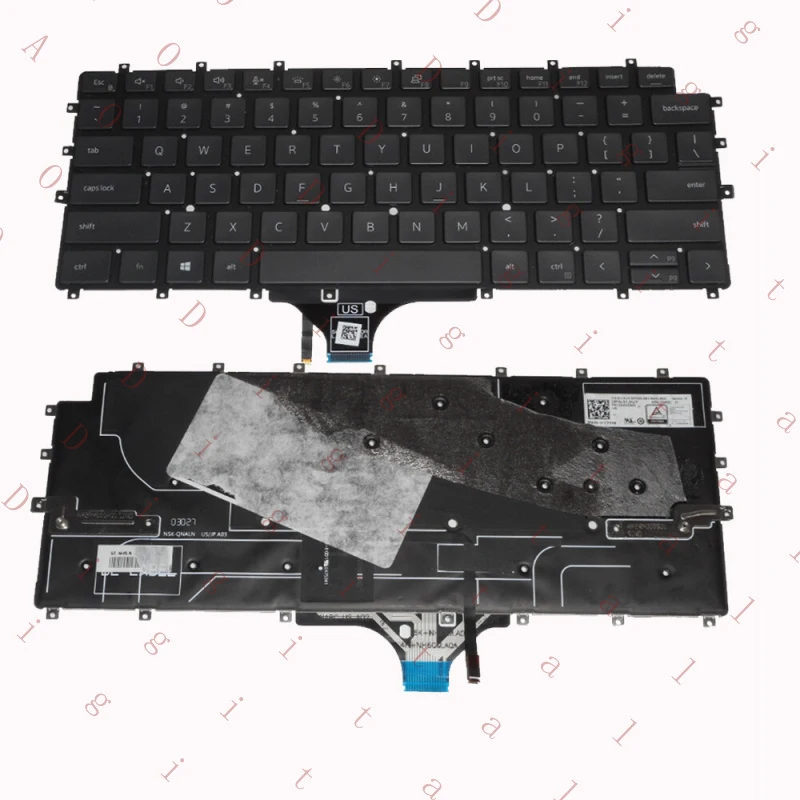 

Клавиатура для ноутбука WW 1JHJY для DELL Latitude 7520 9510 9520 с английской раскладкой и подсветкой