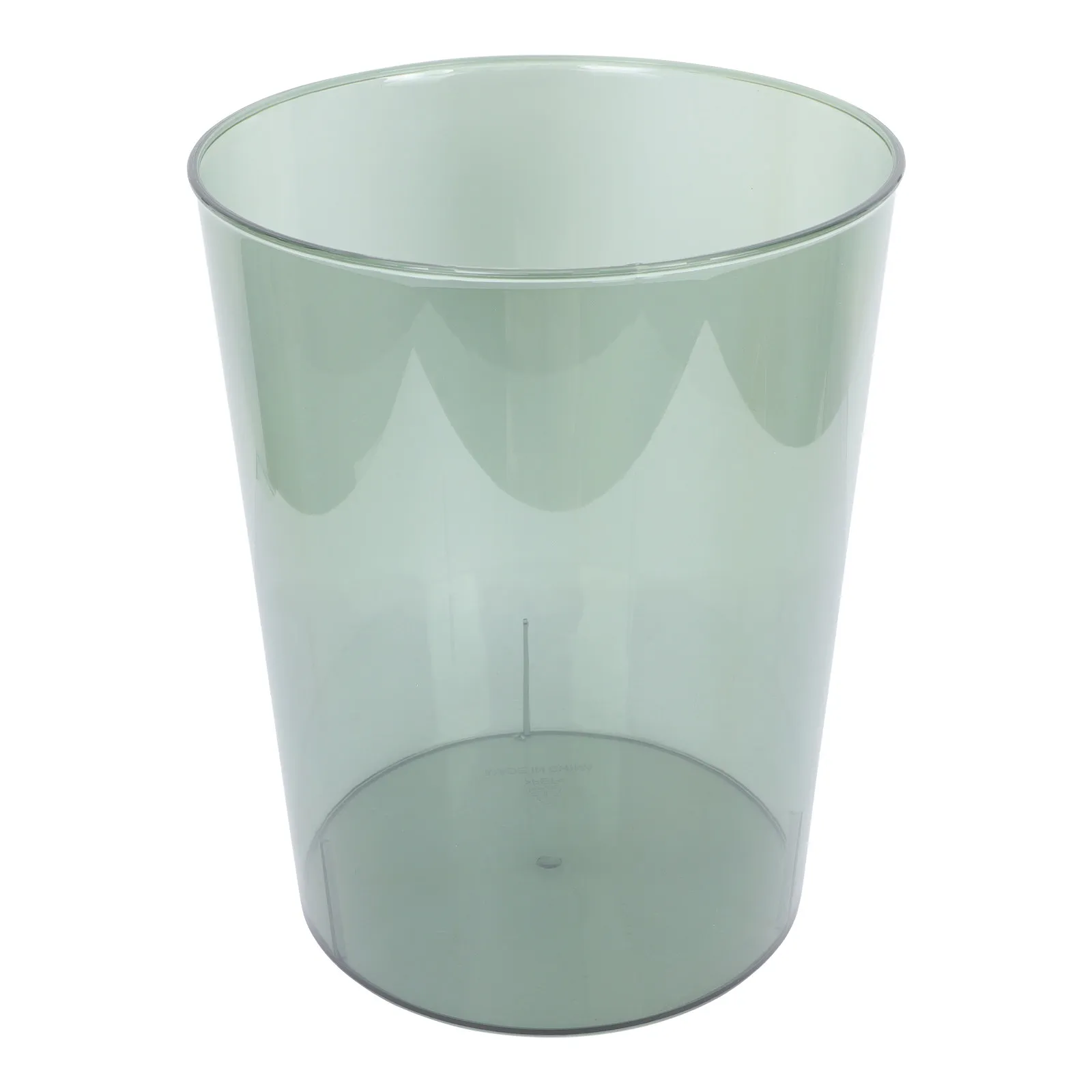 

Transparent Round Garbage Can Large Capacity for Home Office Craft Room Kids Bedroom Waste Organizer High Quality Pet Waste Bin