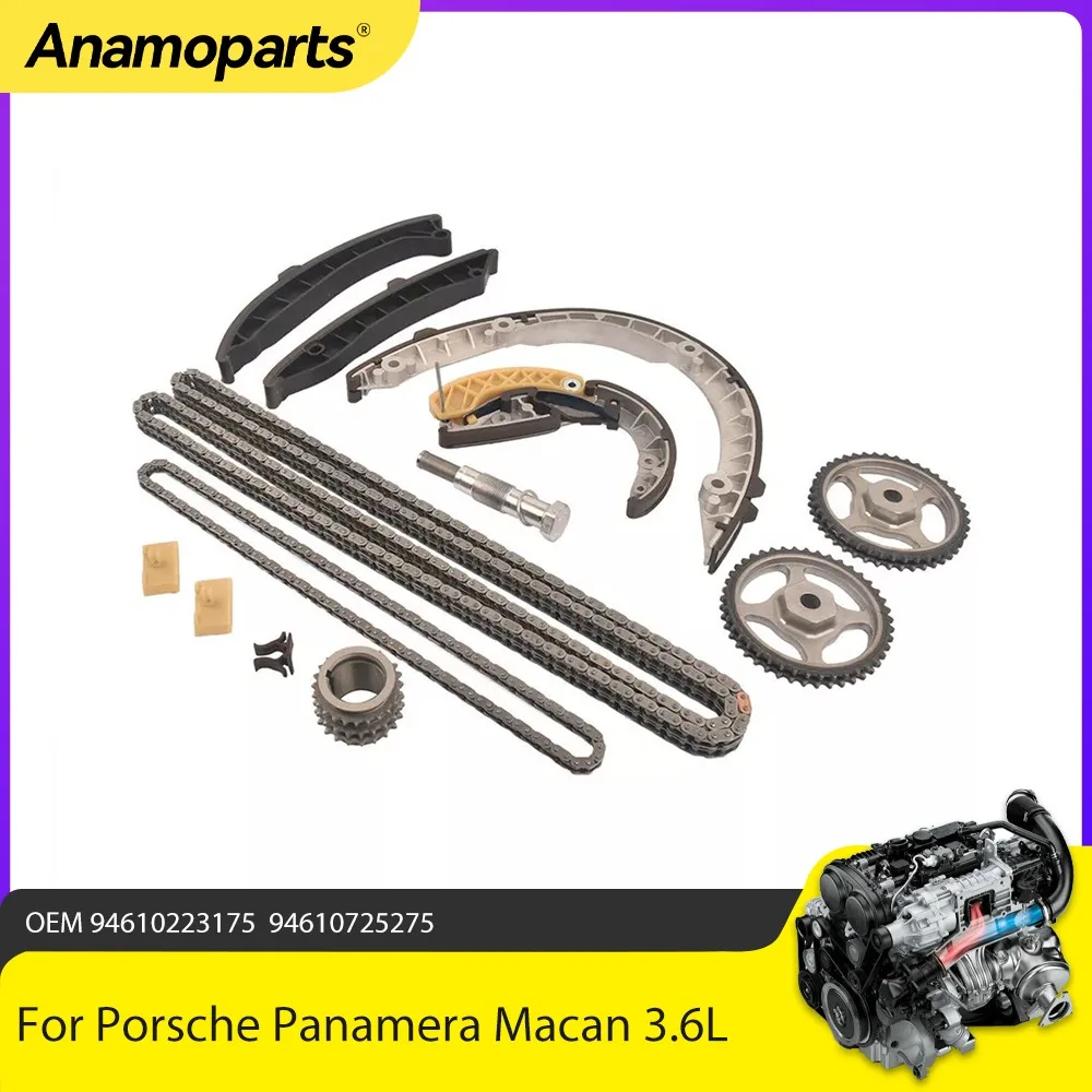 

Timing Chain Tensioner Guide Kit Fit 3.0 3.6L V6 GAS For Porsche Panamera Macan Cayenne S / GTS MCX MCU MCT 3.0 3.6L 2013-2020