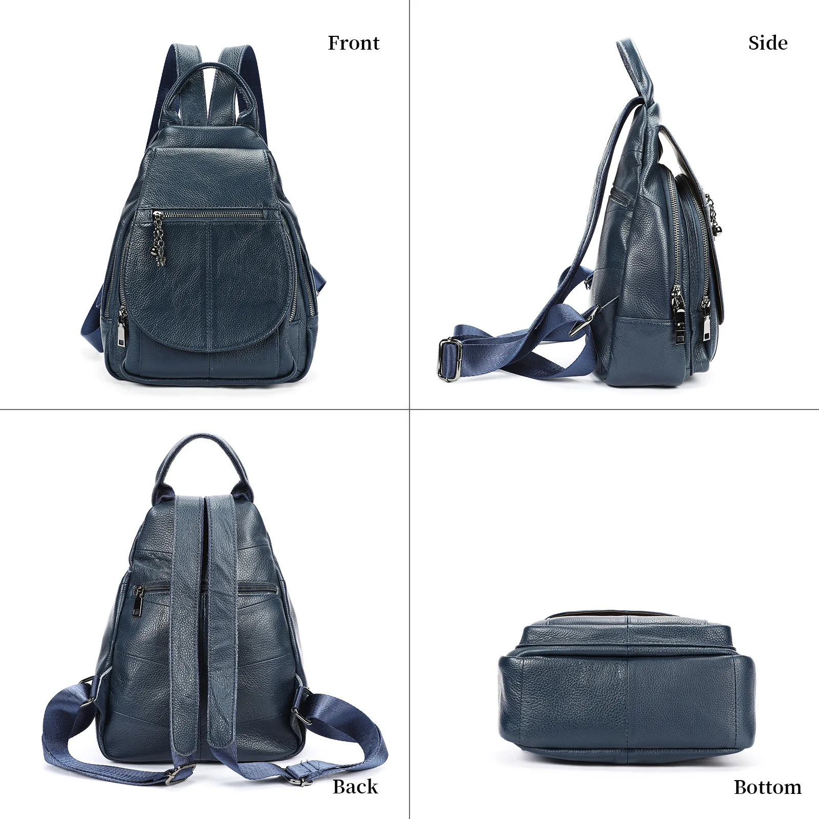 Genuine Cowhide Leather Backpa - огляд і ціна Leather Work Rucksack