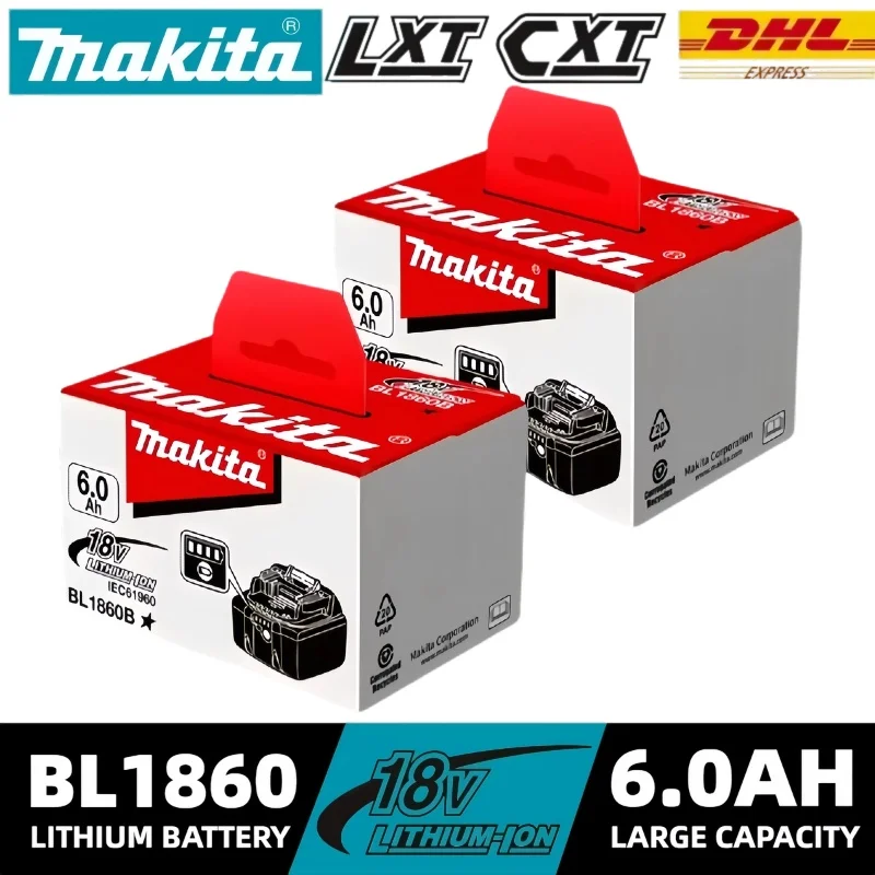 

Genuine Makita 18V Battery 6.0Ah BatteryBL1860 BL1850B BL1850 BL1840 BL1830B Makita Replacement Lithium Battery