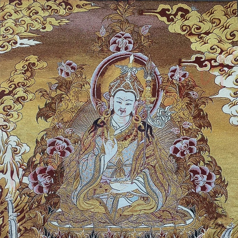 Thangka / home decoration painting /Lotus master Buddha/ auspicious Thangka