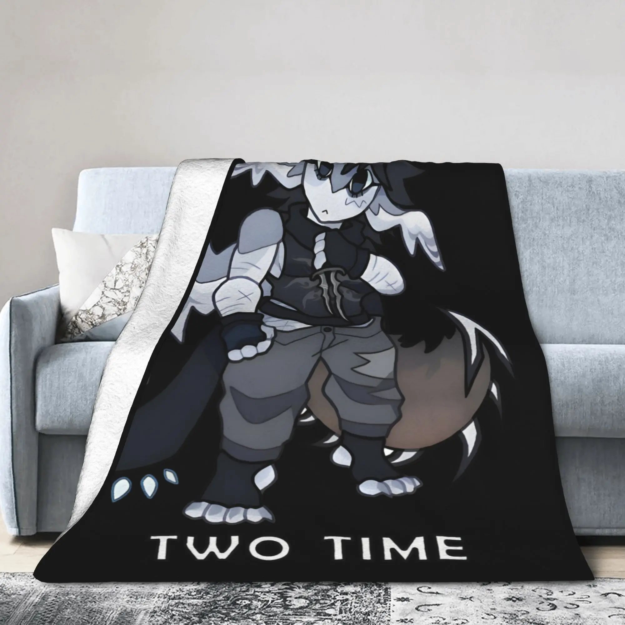 Game Forsakens Two Time Blanket Coral Fleece Plush Spring/Autumn  Multi-function Throw Blanket for Sofa Bedroom Plush Thin Quilt