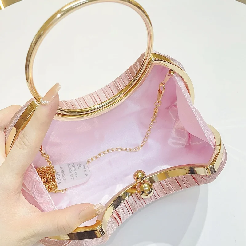 Лето 2025 г., элитный модный дизайн, шелковая вечерняя сумка в китайском стиле, шелковая сумка с цепочкой, роскошные новые женские вечерние сумки для банкета