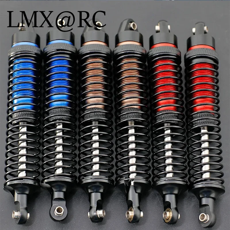 LMX RC 4Pcs 108Mm Metal Shock Absorber For Axial SCX10 Capra Wraith Traxxas TRX4 Redcat Gen8 YK4082 1/10 RC Crawler Car Parts