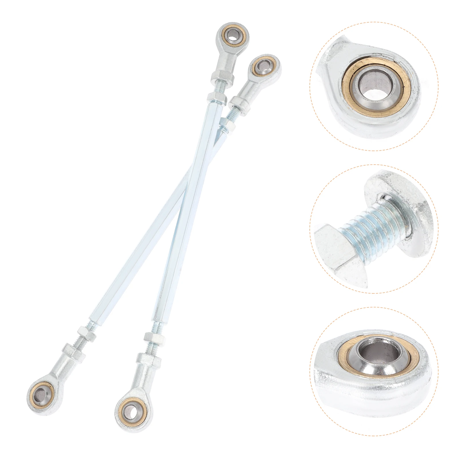 

2Pcs Steering Tie Rod End Steering Stem Post Shaft Repair Rod for Atv Quad Off-Road Accessories Durable High Quality