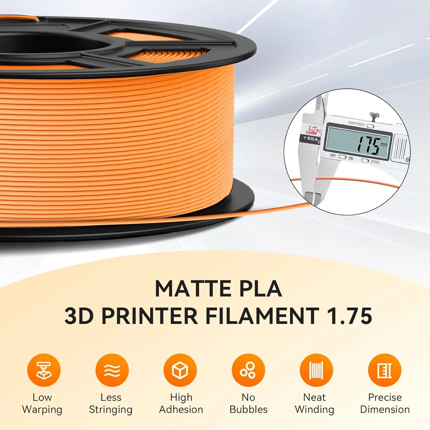 TECBEARS 3D Printer Filament PLA/PLA PLUS/PLA Classic/ASA Blind Box 5KG Random Material Random Color Fit Most FDM 3D Printers
