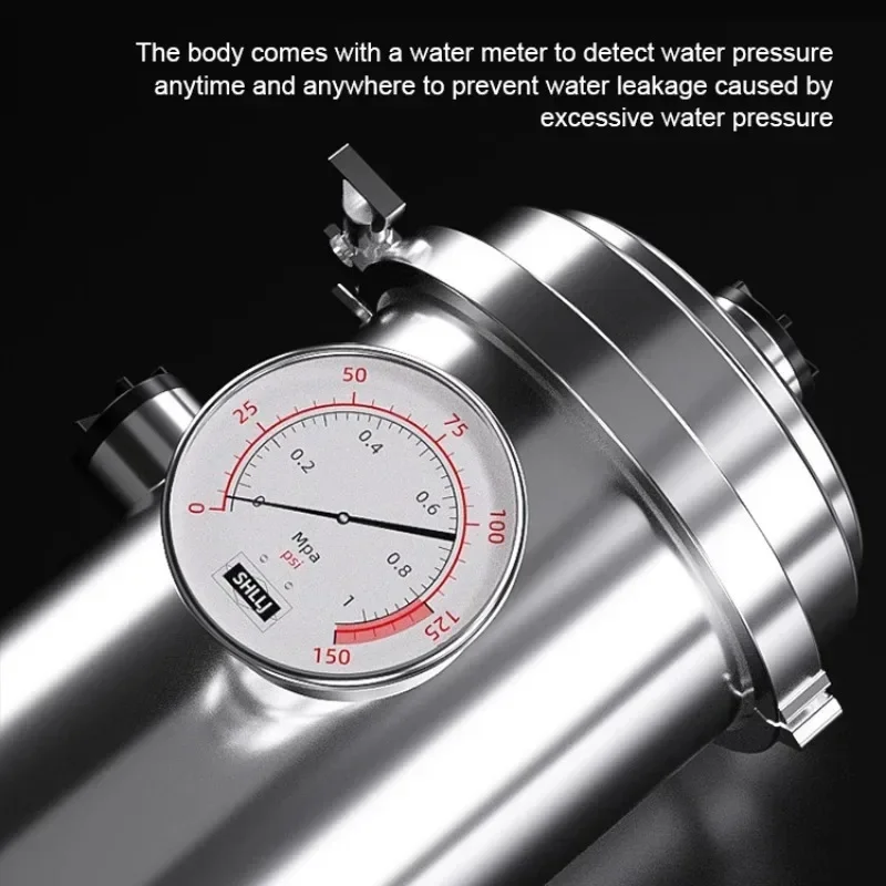 Whole House 4000 L/H Water Treatment System 304 Stainless Steel U F Membrane Water Filter With Home