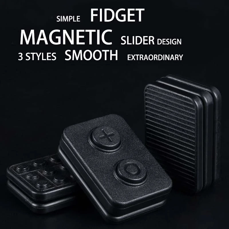 Novo divertido push slider edc mão spinner brinquedo fidget tdah ansiedade alívio do estresse brinquedos sensoriais portáteis para crianças presentes adultos