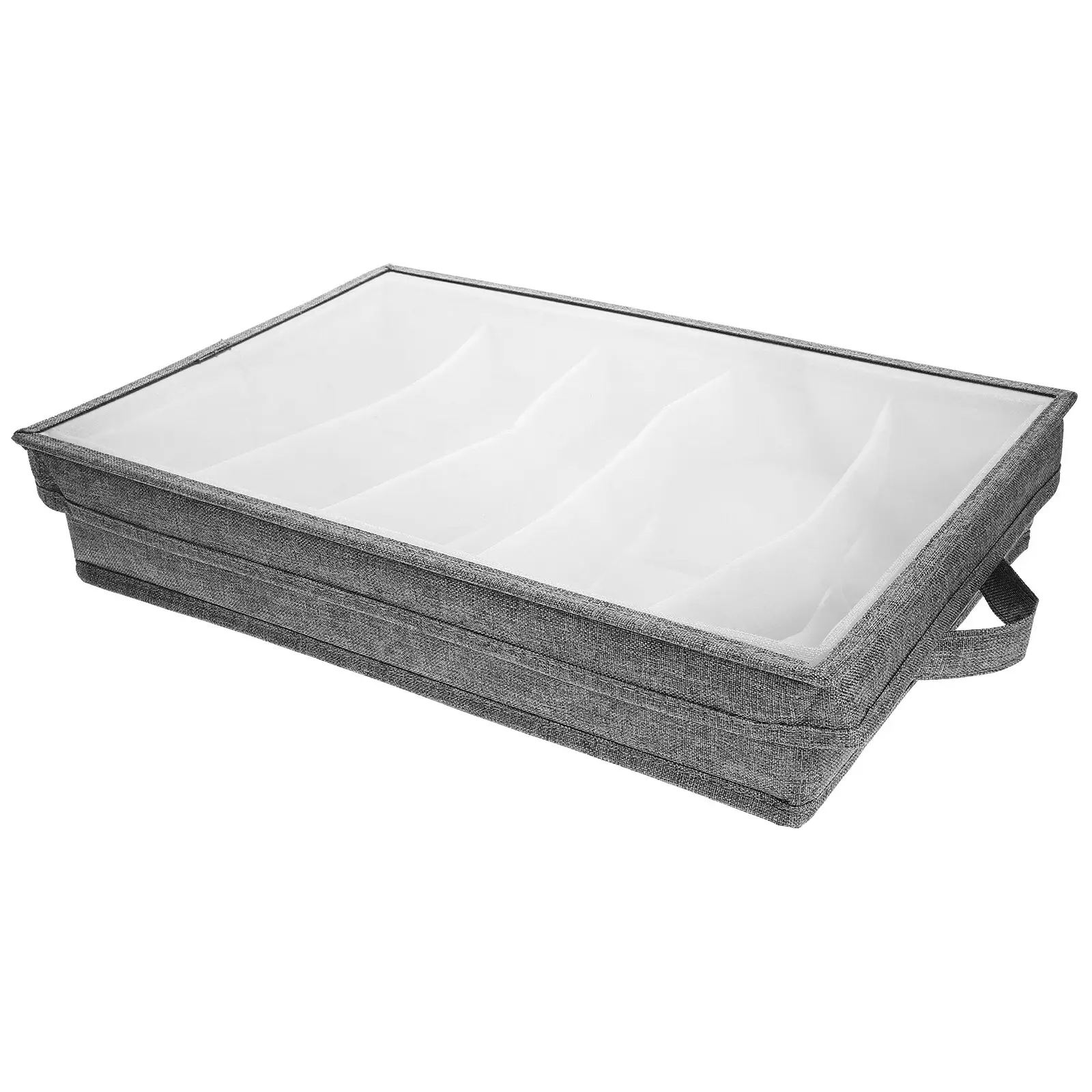 

Compact Flatware Organizer Chest Stackable Multi-Compartment Cutlery Storage Box Portable for Travel Kitchen Drawer Luggage