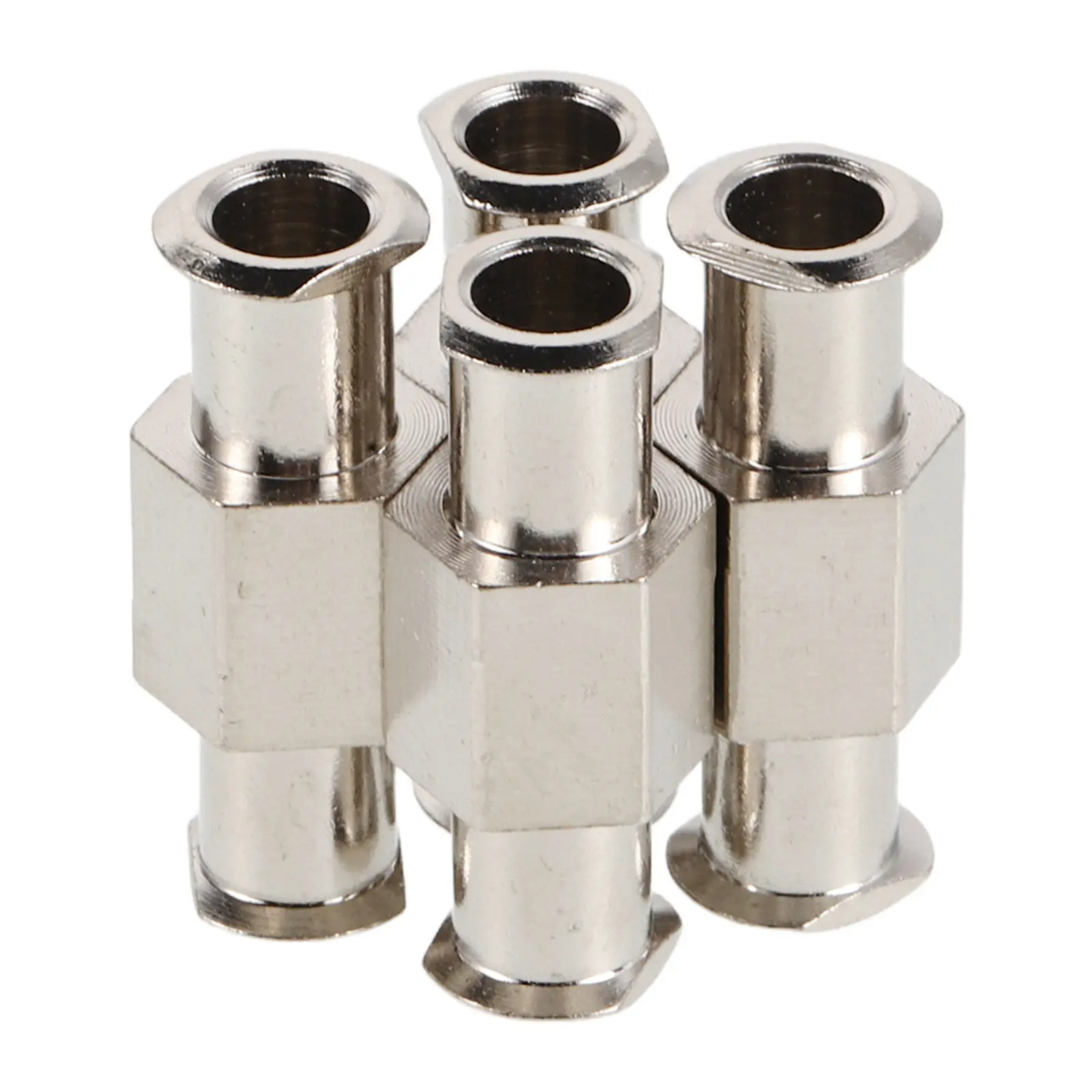 

4Pcs Luer Lock Syringe Coupler Metal Female Connector Transfer Adapter Industrial Glue Ink Perfume Filling Luer Lock Coupling