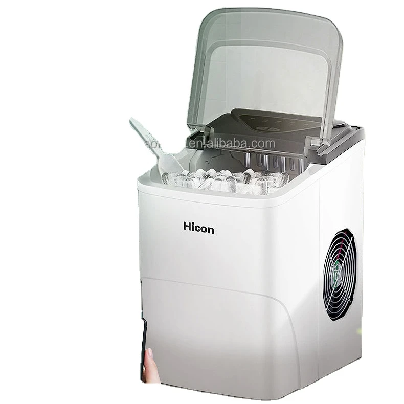 15KG Ice machine commercial dormitory student smart automatic round ice making machine mini ice cube maker