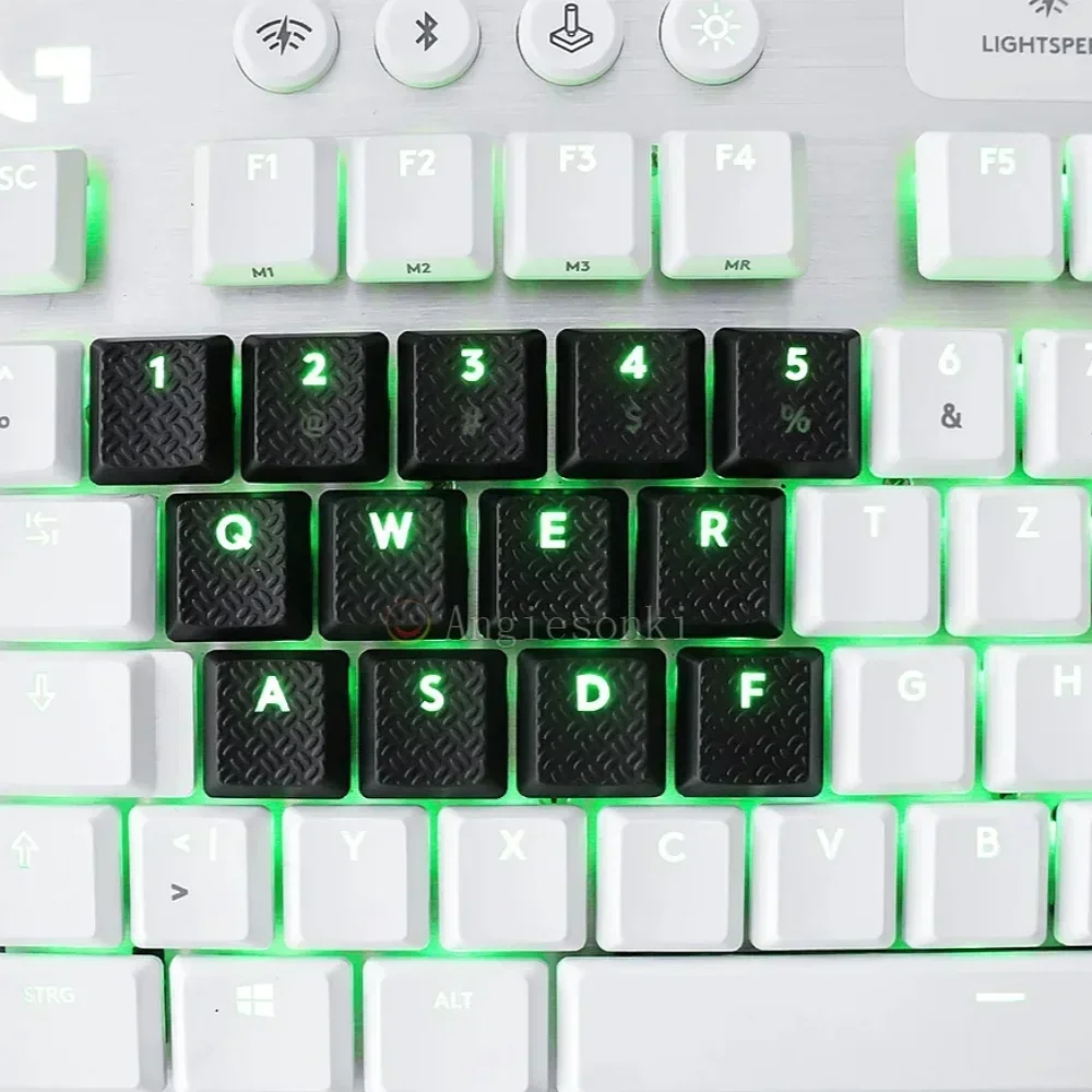 GEFENSI Keycaps For Logitech Mechanical Keyboard Replacement Caps G915\G913\G815\G813\TKL87 13-key Non-slip Caps