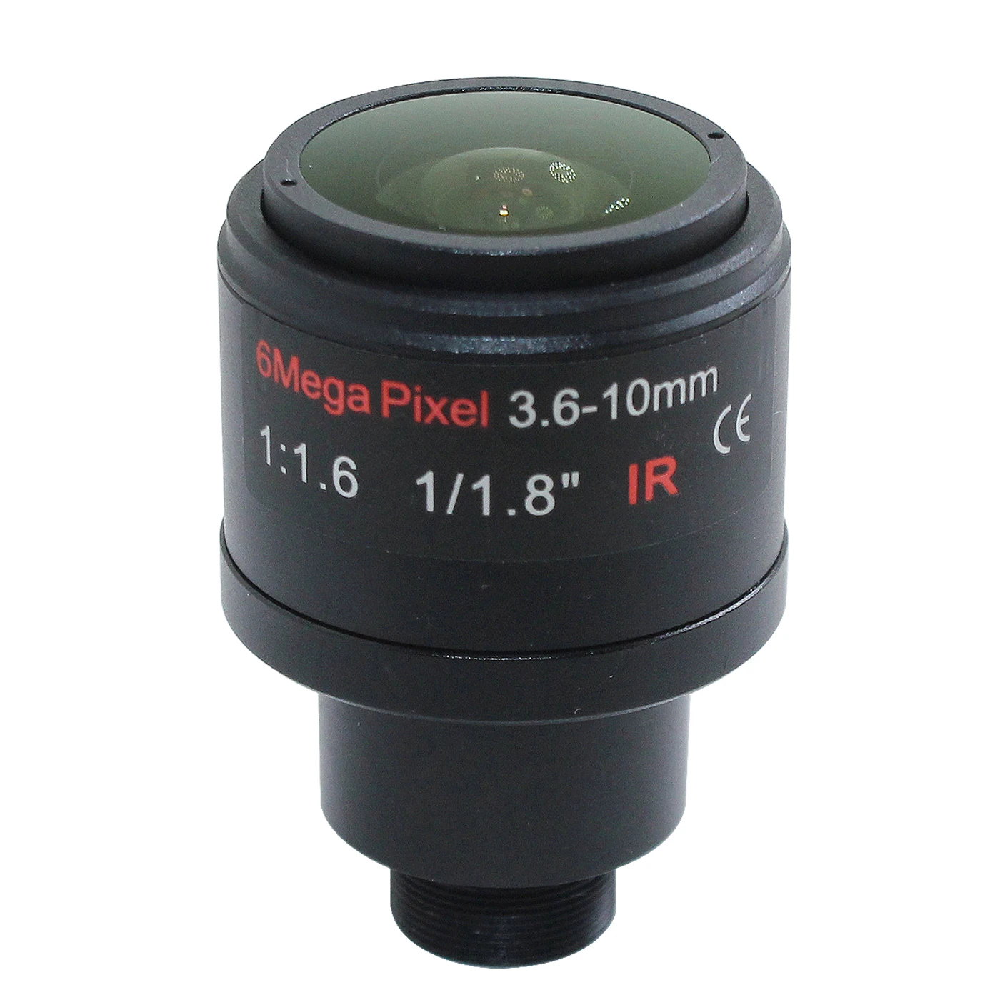 6MP 3.6-10mm Lens M12 F1.6 1/1.8" Manual Zoom Security Monitor Cctv Cameras Lens For  AHD HD Camera