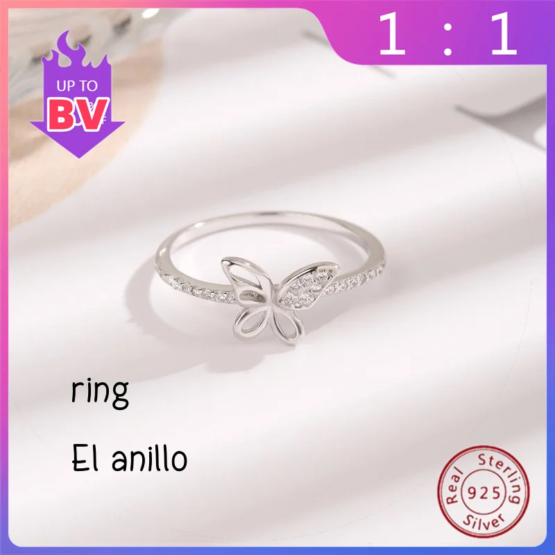 

2024 Hot Brand 925 Luxury Jewelry Ring New Chapter Party Birthday Gifts Popular New Products