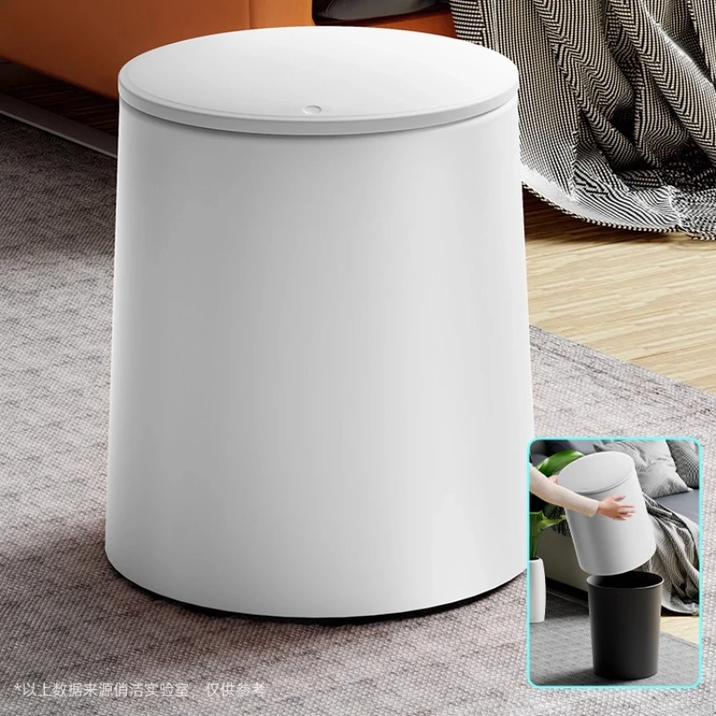 #bathroom toilet ins sanitary tube paper basket Food waste processing machine trash can household living roomwith large capacity
