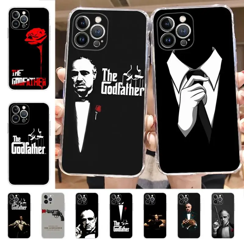 

The Godfather Phone Case For iPhone 14 11 12 13 Mini Pro XS Max Cover 6 7 8 Plus X XR SE 2020 Funda Shell