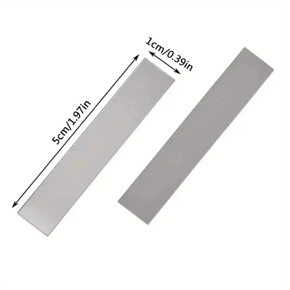 100/200pcs DIY Pieces of Rectangular Mirror Wall Stickers, Self-adhesive Handmade DIY Decorative Mirror Stickers Decora