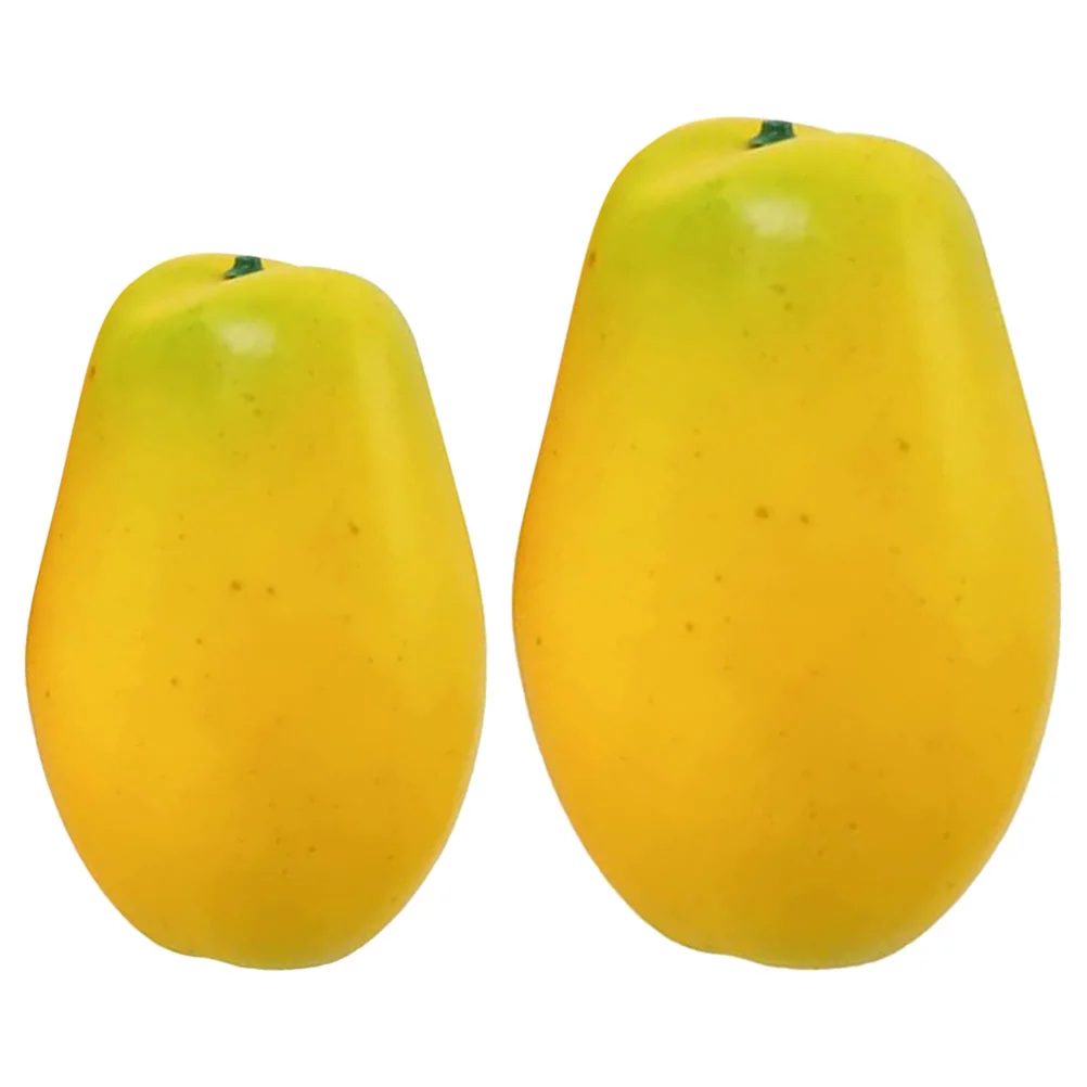 Vegetable Model Decor Papaya Early Education Props Models Artificial Pawpaw Toy