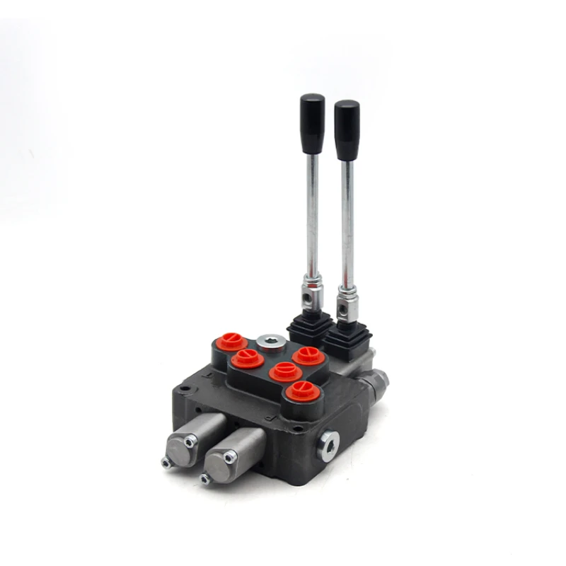 P series hydraulic spool  monoblock valves joystick valve