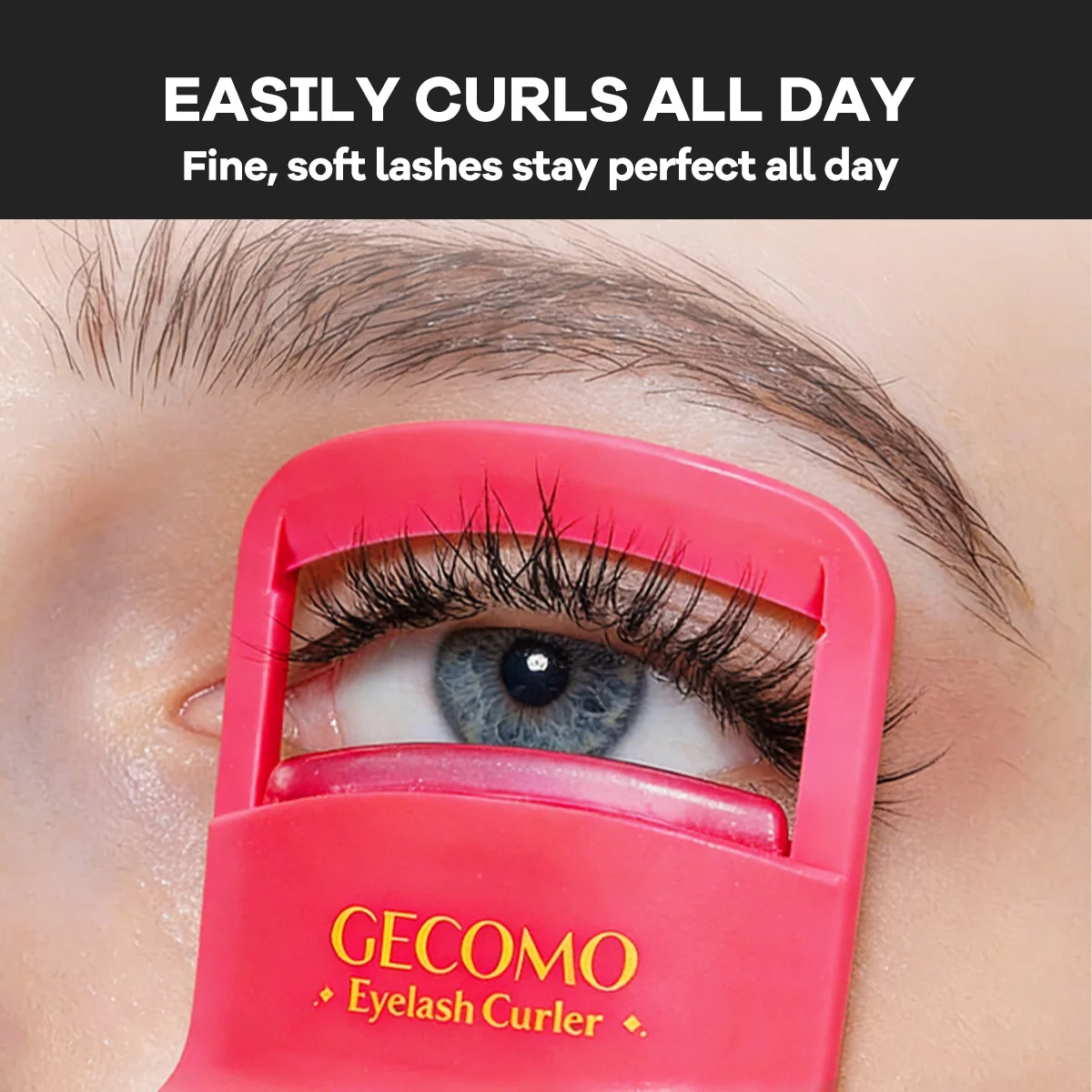 Picture 6: GECOMO Natural Wide-angle Eyelash curler, long-lasting curling, pressing and shaping, natural eyelashes