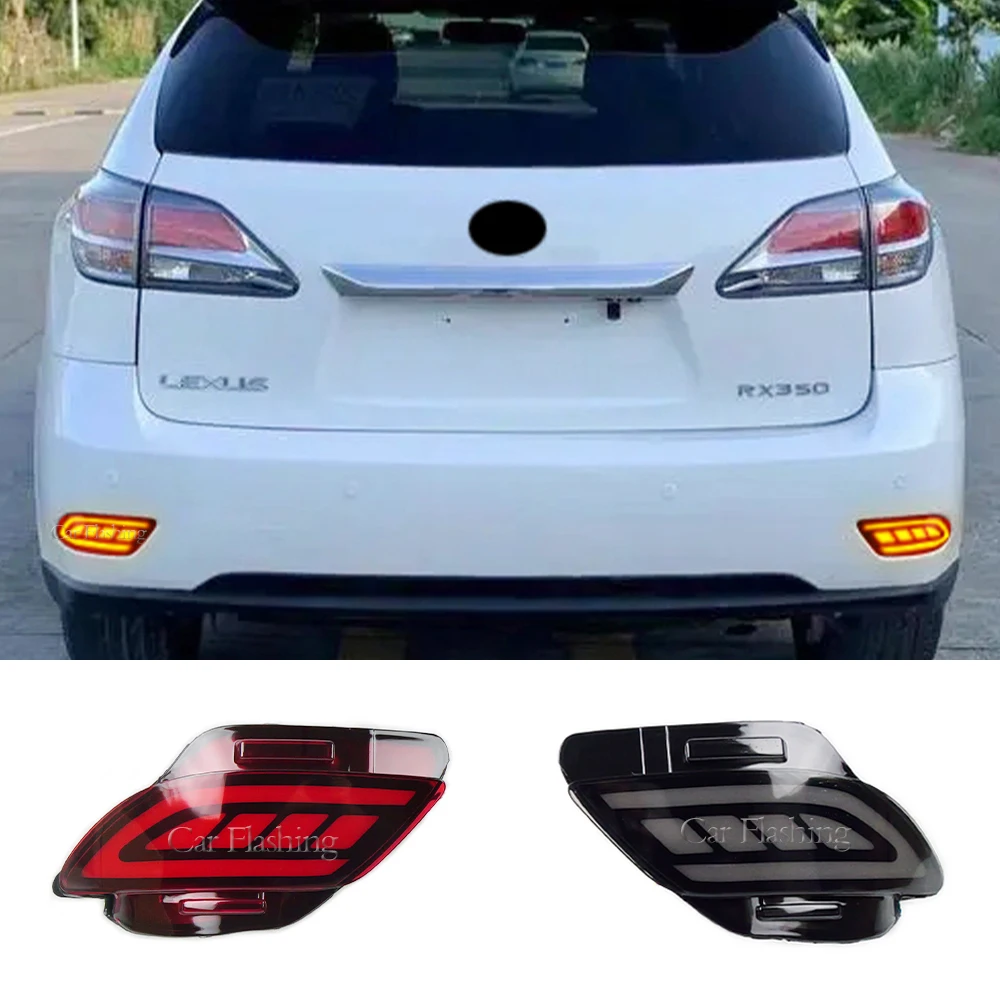 

Car LED Rear Bumper Reflector light For Lexus RX270 RX350 RX450h 2009 2010 2011 2012 2013 2014 2015 with Turn Signal Brake Light