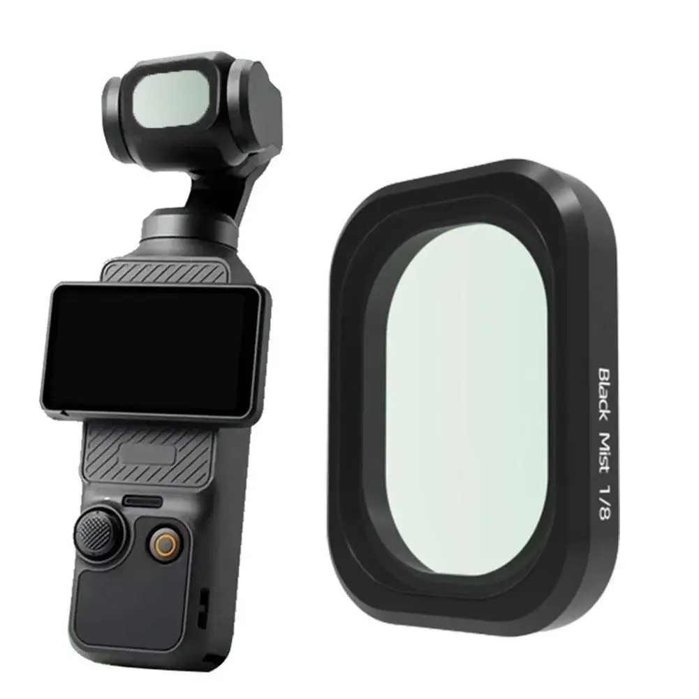 1/8 Filter kabut hitam untuk Osmo Pocket 3 bingkai aluminium Filter ND UV untuk dji Osmo Pocket 3 aksesori kamera Gimbal genggam