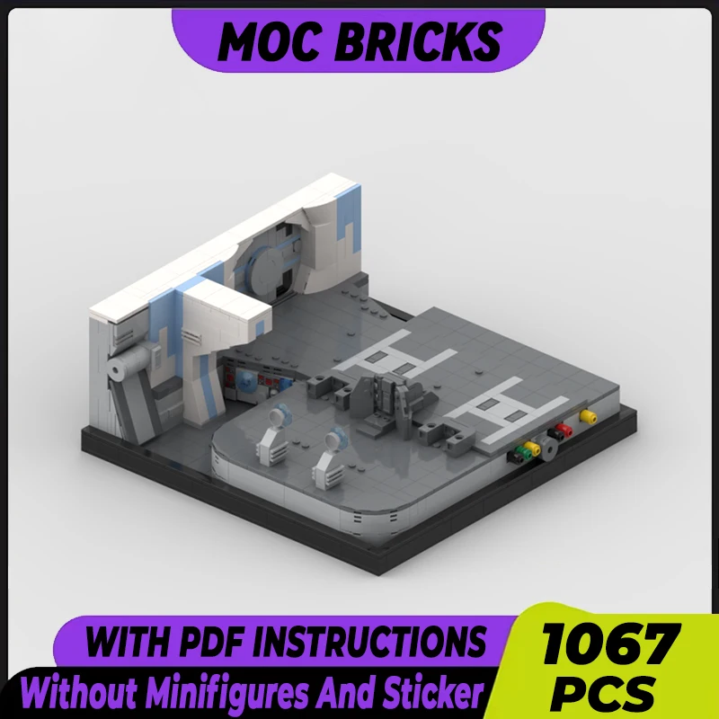 Star movie Model Moc Building Bricks Military Command Center Technology Modular Blocks Gifts Christmas Toys DIY Sets Assembly