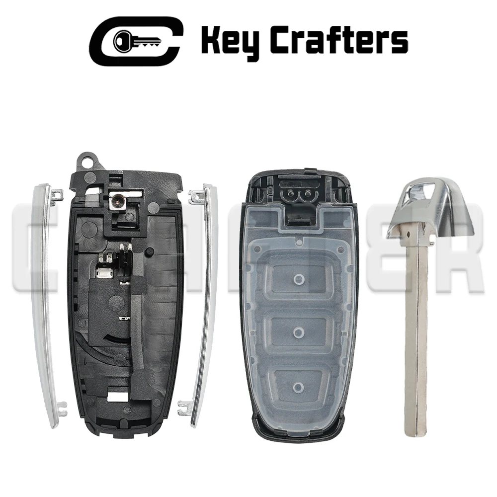 Crafters KEYDIY MLB Smart Car Key IYZ-AK2 4N0959754AM/CL 5M CHIP 434MHz For AUDI A5 A6 A7 Q8 2019+ Blade HU162T Cutting Service
