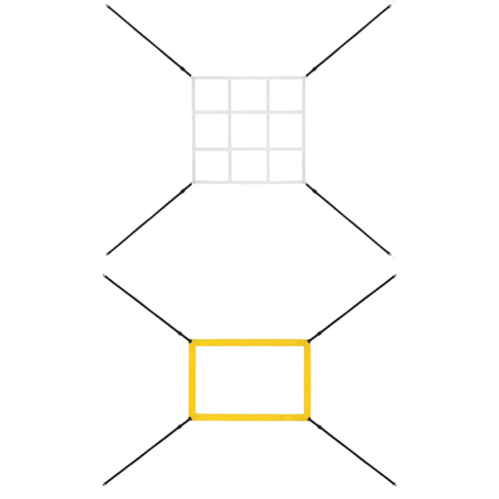 

Baseball Target Training Net Accuracy Training Throwing Adjustable Sturdy Sport Net Team Goal Frame Net Softball Pitching Net